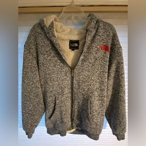 XL Gray The Northface Zip up Sweatershirt